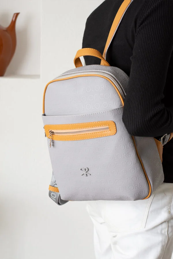 İmpolo Maya  Gri Taba Sırt  Kadın Çanta 35x28 Ebat