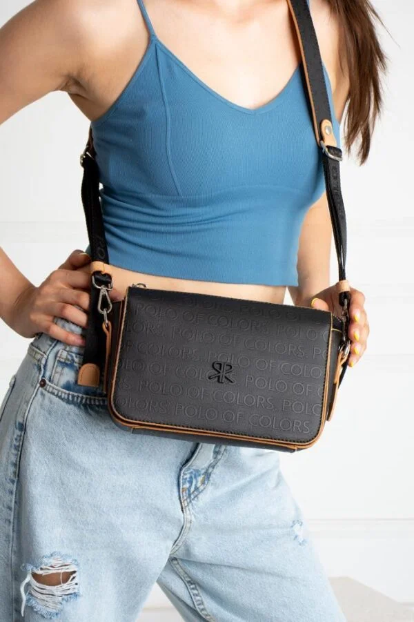 İmpolo Dayanna Sİyah Taba Kadın Omuz Ve Çapraz Çanta 16x22 ebat