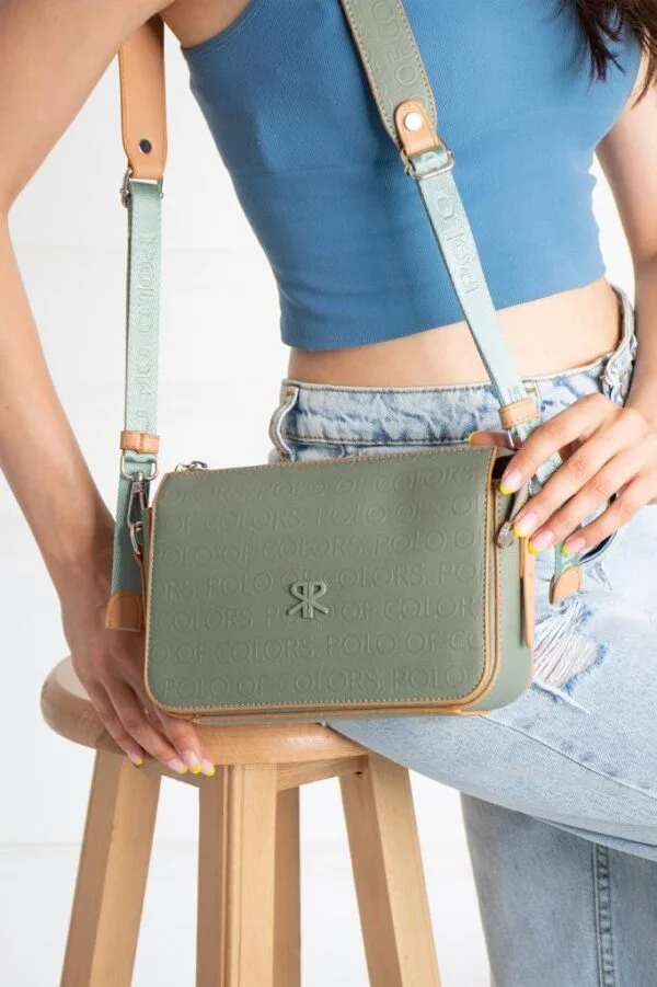 İmpolo Dayanna Yeşil Taba Kadın Omuz Ve Çapraz Çanta 16x22 ebat