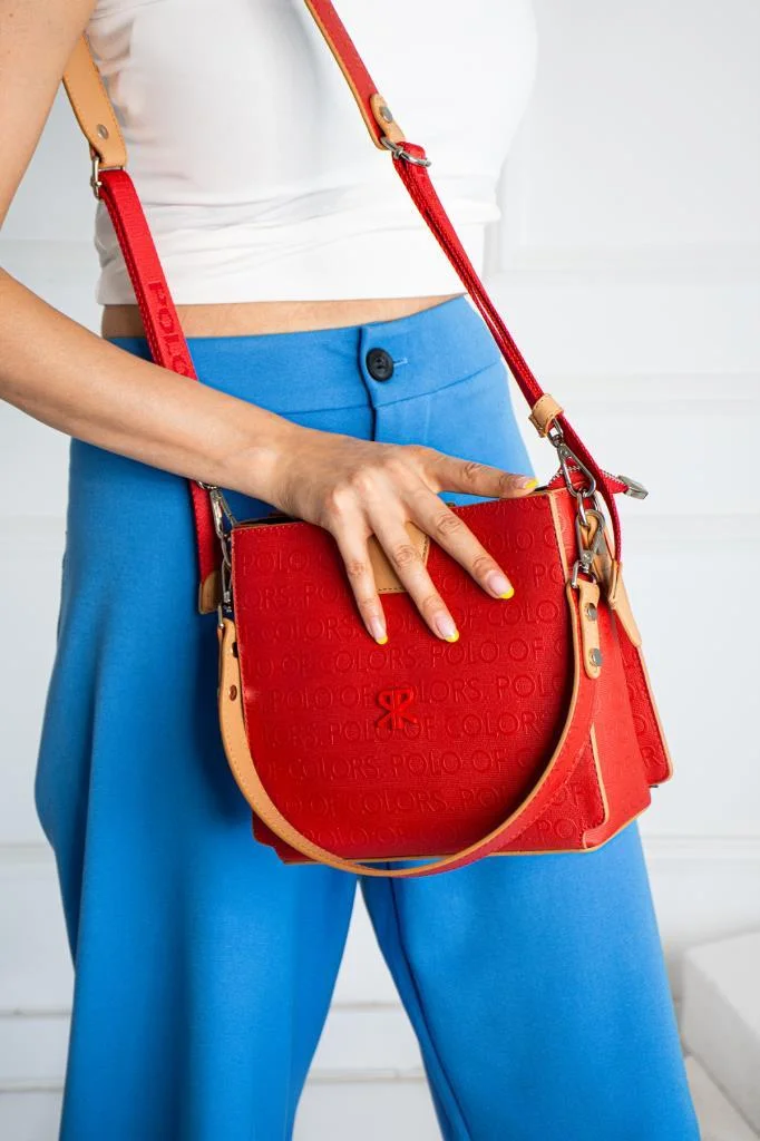 İmpolo Luna Kırmızı Taba Kadın Omuz Ve Çapraz Çanta 19x23 ebat - Görsel 2