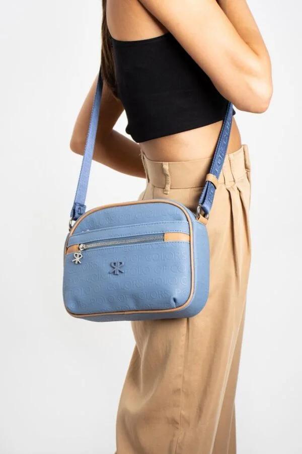 Impolo Esta Mavi Kadın Omuz Çanta 21x27 Ebat