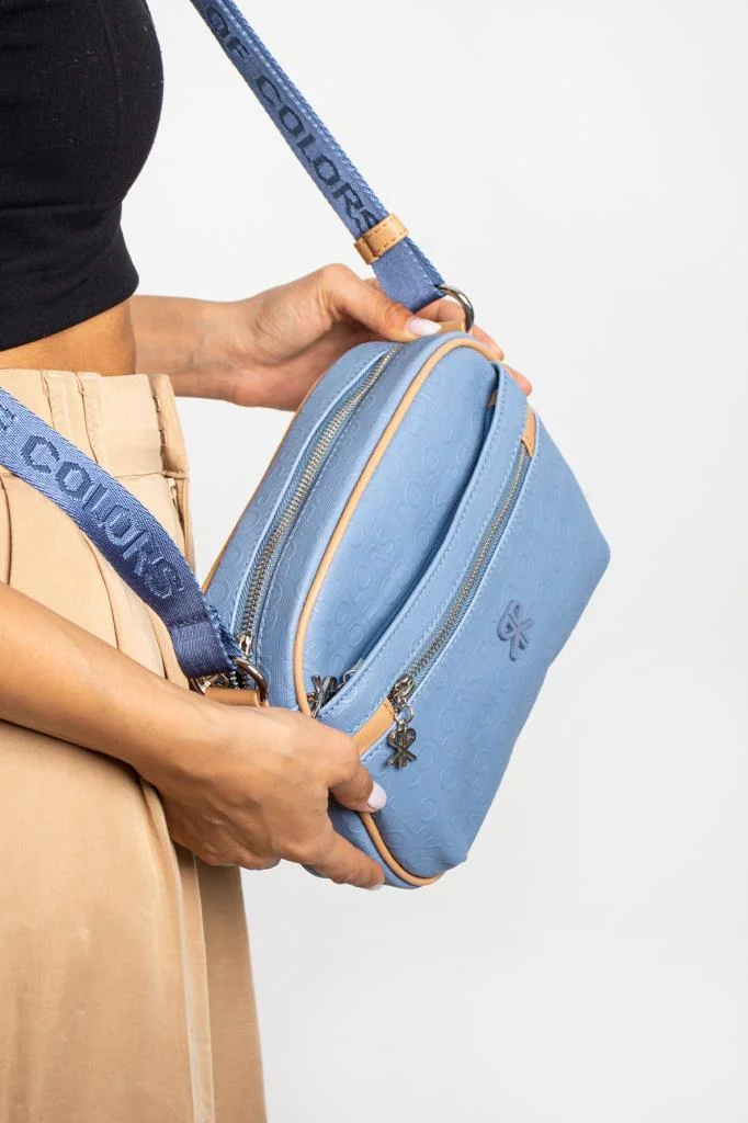 Impolo Esta Mavi Kadın Omuz Çanta 21x27 Ebat - Görsel 3