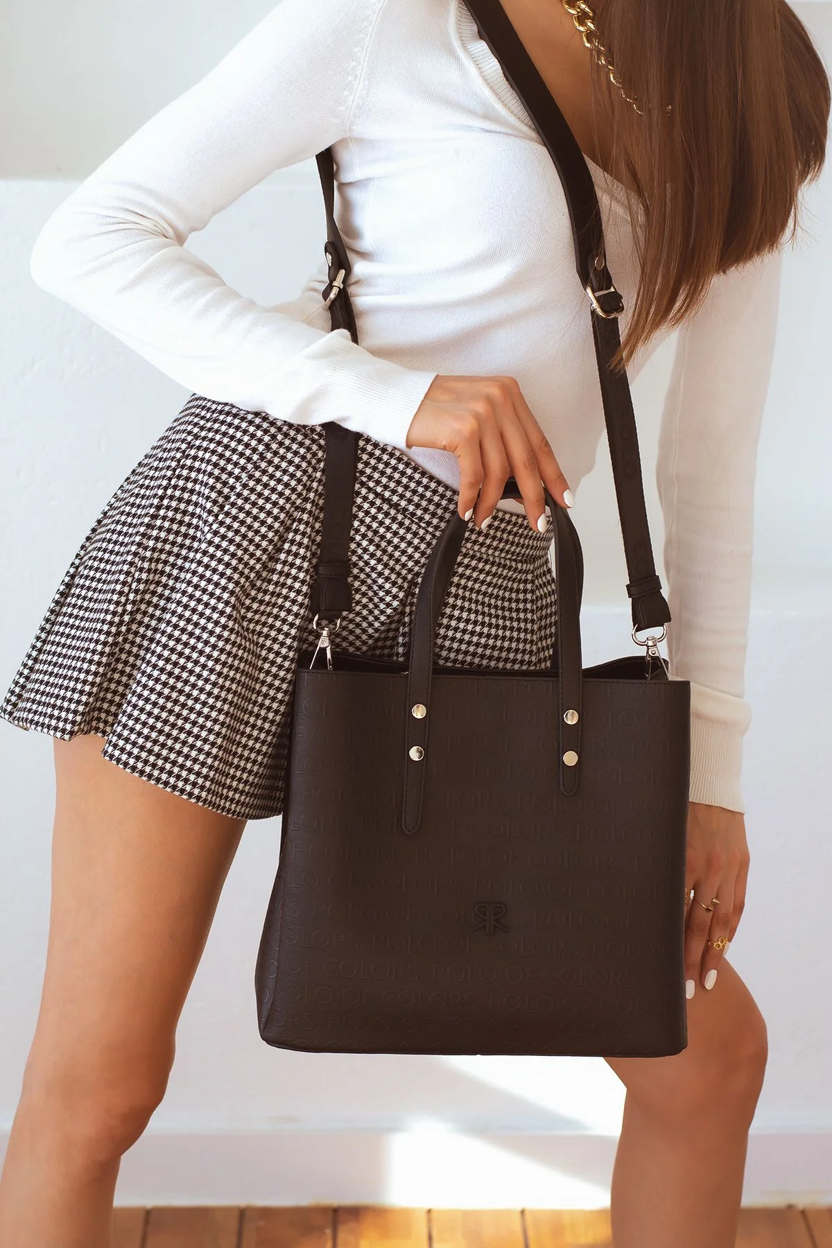 İmpolo Lori  Omuz Siyah   Kadın Çanta 27x34 Ebat