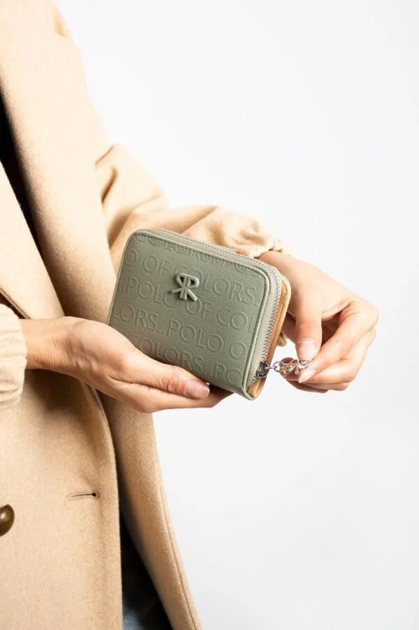 Impolo Nora Yeşil Kadın Cüzdan 10x13 Ebatında