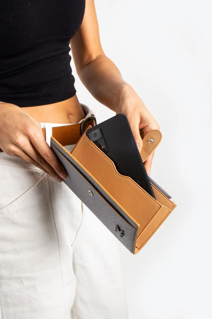 Impolo Selena Gri Kadın El Cüzdanı 10x20 Ebatında - Görsel 3