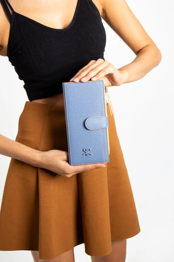 Impolo Selena Mavi Kadın El Cüzdanı 10x20 Ebatında - Görsel 2