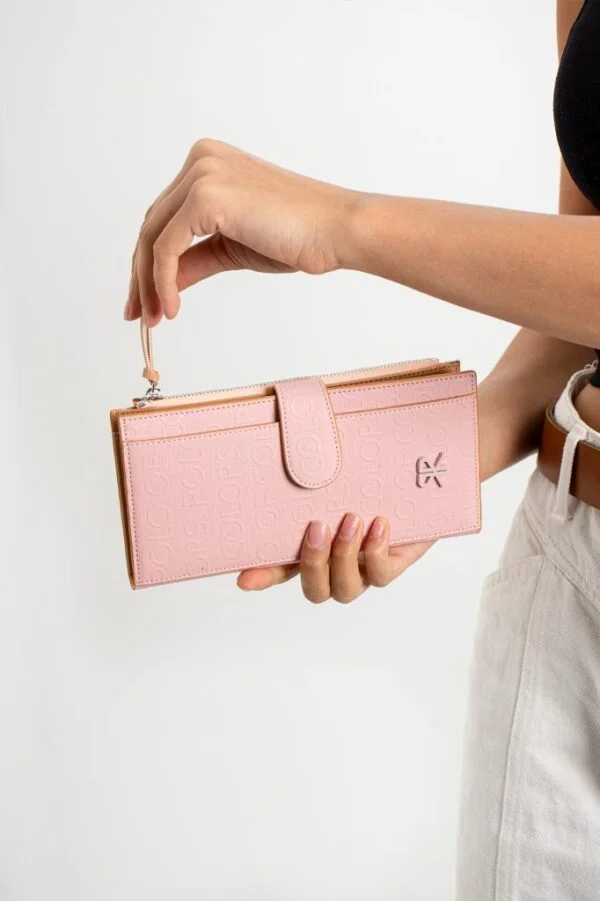 Impolo Selena Pudra Kadın El Cüzdanı 10x20 Ebatında