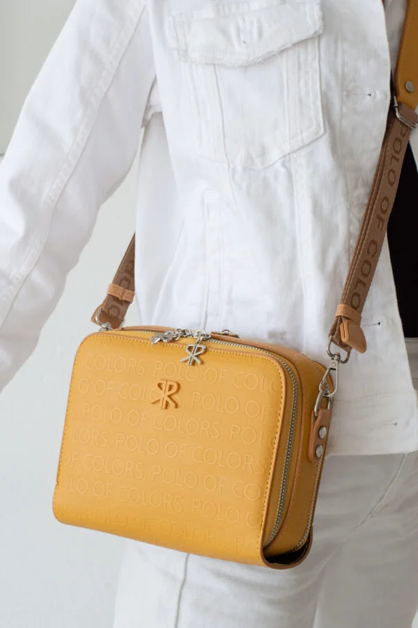 İmpolo Beti Hardal Taba Kadın Omuz Ve Çapraz Çantası 16X21 Ebatında