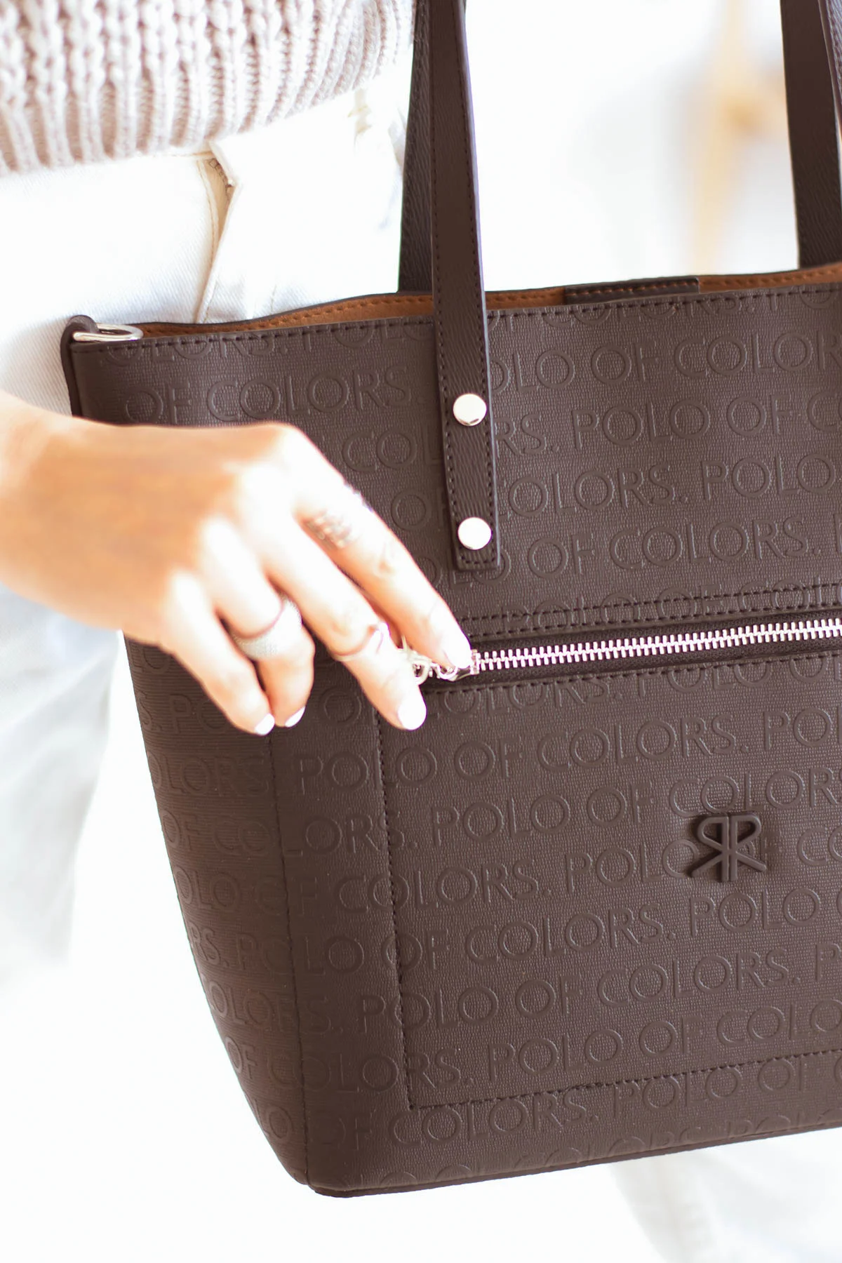 İmpolo Linda  Üçgözlü  Siyah Kadın Omuz Çanta - Görsel 3