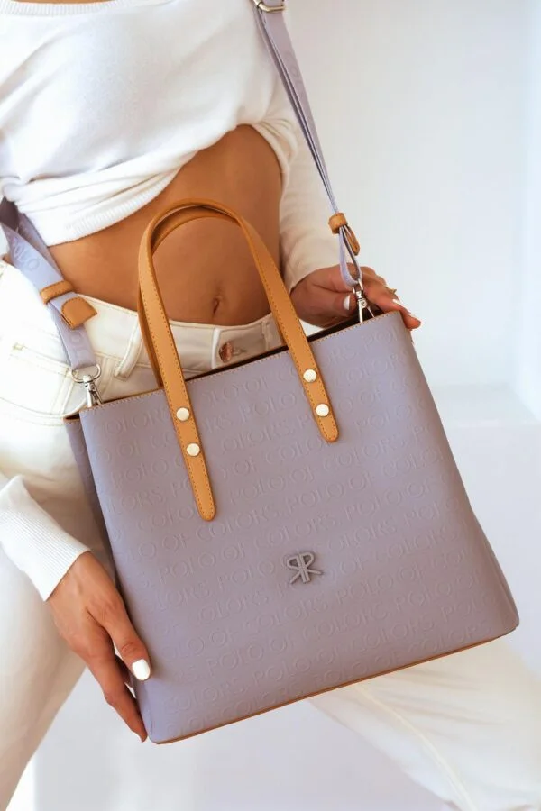 İmpolo Lori  Omuz Gri  Taba  Kadın Çanta 27x34 Ebat