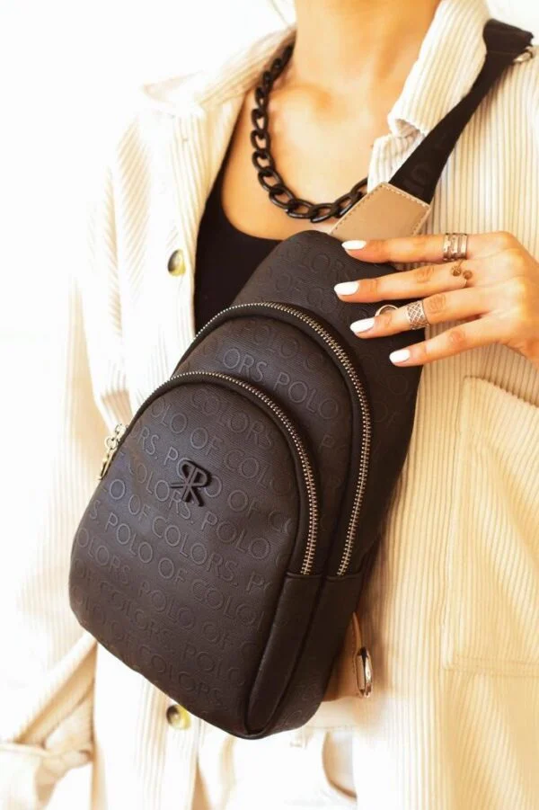 İmpolo Meri Bel Siyaha Kum Kadın Çanta