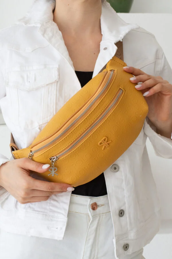 İmpolo Miya  Spor  Hardal  Taba  Kadın Bel Çanta