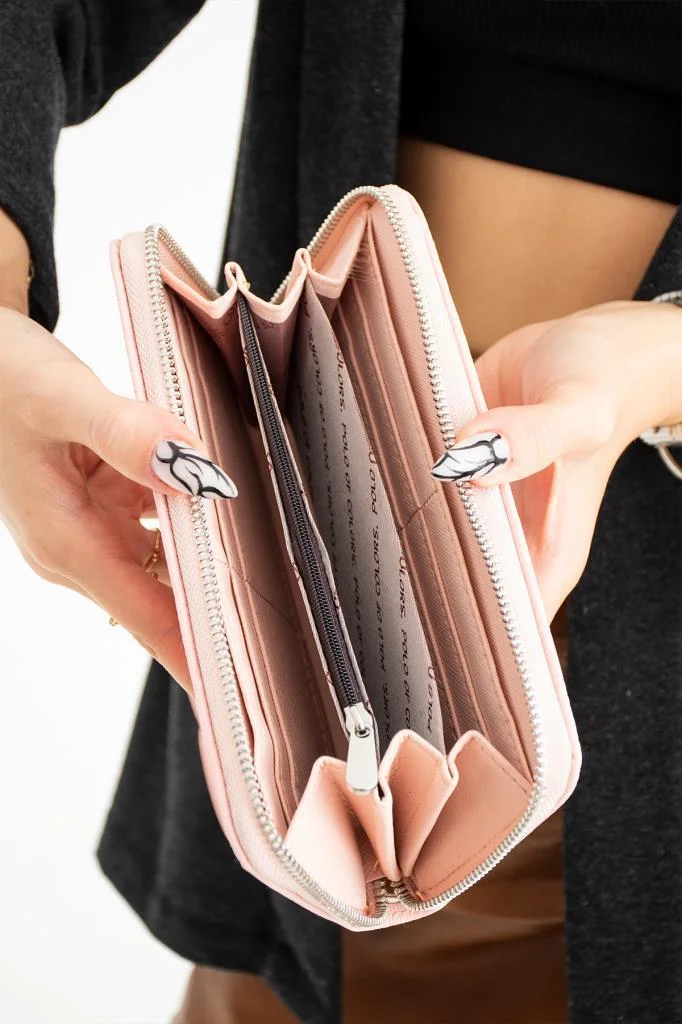 ImPolo Stella Pudra Kadın El Cüzdanı 20x11 Ebat - Görsel 3