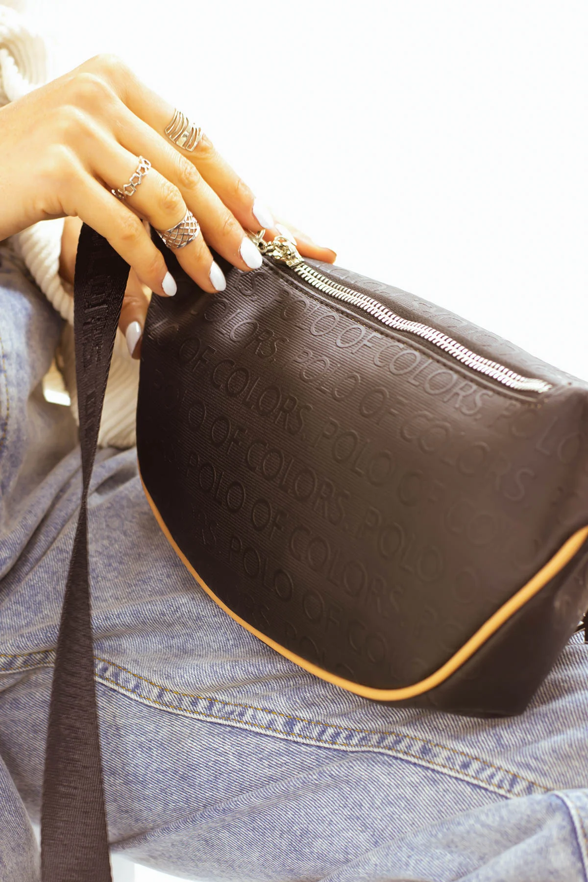 polo of colors şık badi bag uzunluk ebatı 32 genişlik ebatı 22 - Görsel 3