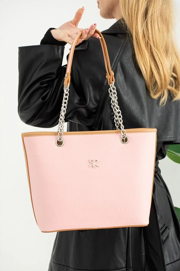 ImPolo Ida Pudra Kamel Kadın Omuz Çantası 38x26 Ebatında