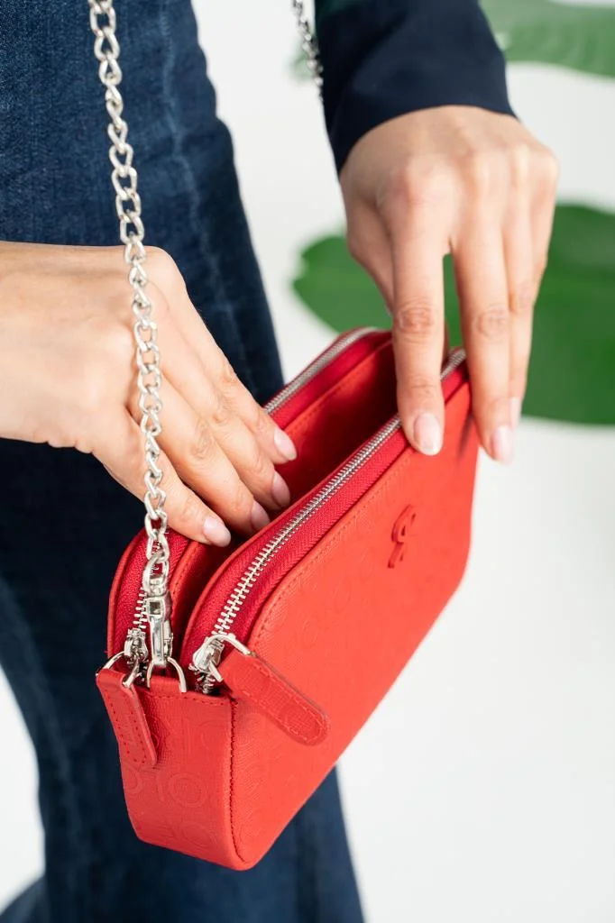 ImPolo Sera Kırmızı Kadın Omuz Ve Çapraz Çantası 12x22 Ebatı - Görsel 3