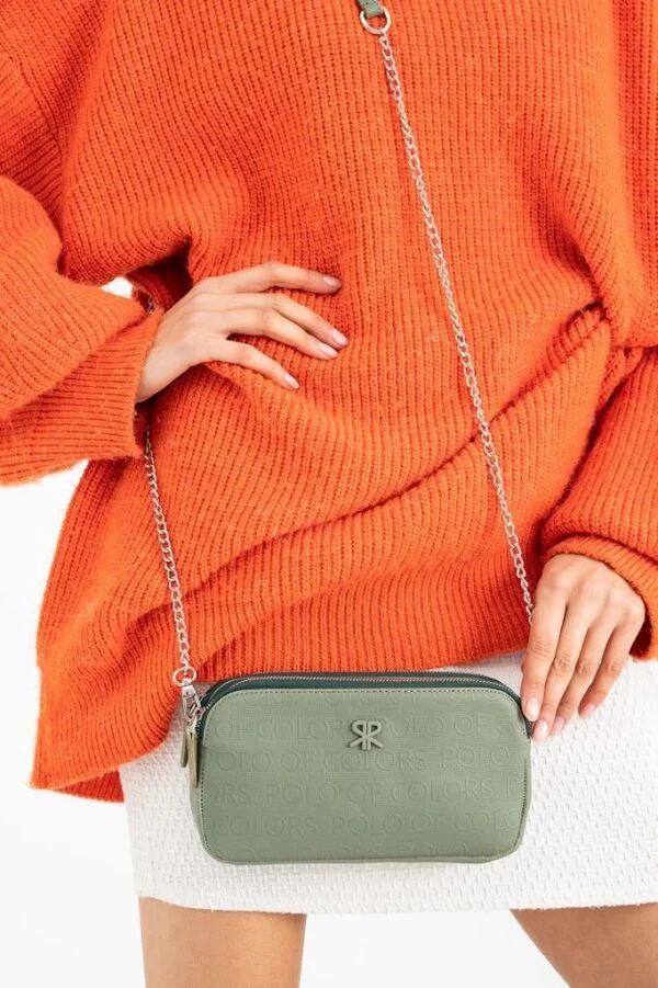 ImPolo Sera Yeşil Kadın Omuz Ve Çapraz Çantası 12x22 Ebatı