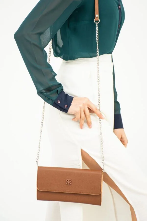 ImPolo sera Taba Kadın Cüzdan Ve Omuz Çantası 14x23 Ebatında