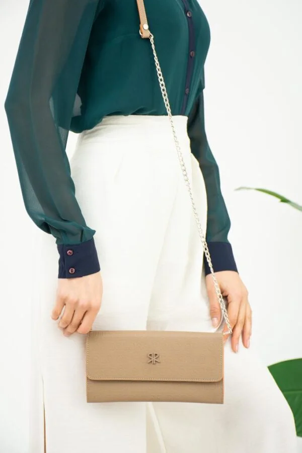 ImPolo sera VİZON Taba Kadın Cüzdan Ve Omuz Çantası 14x23 Ebatında