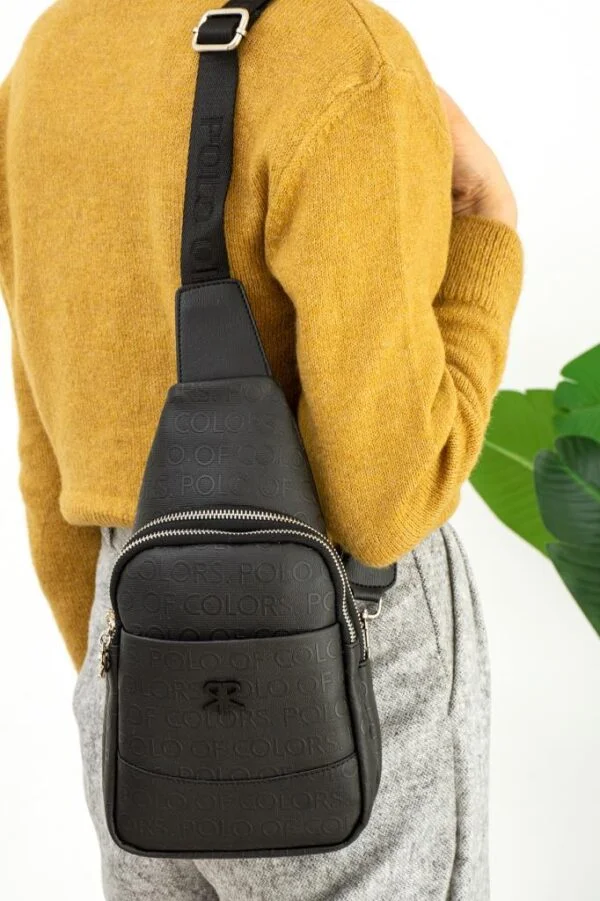 ImPolo Suzi Siyah Kamel Kadın Bel Ve Omuz Çantası 31x18 Ebatında