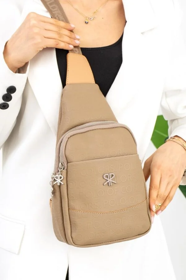 ImPolo Suzi Vizon Kamel Kadın Bel Ve Omuz Çantası 31x18 Ebatında