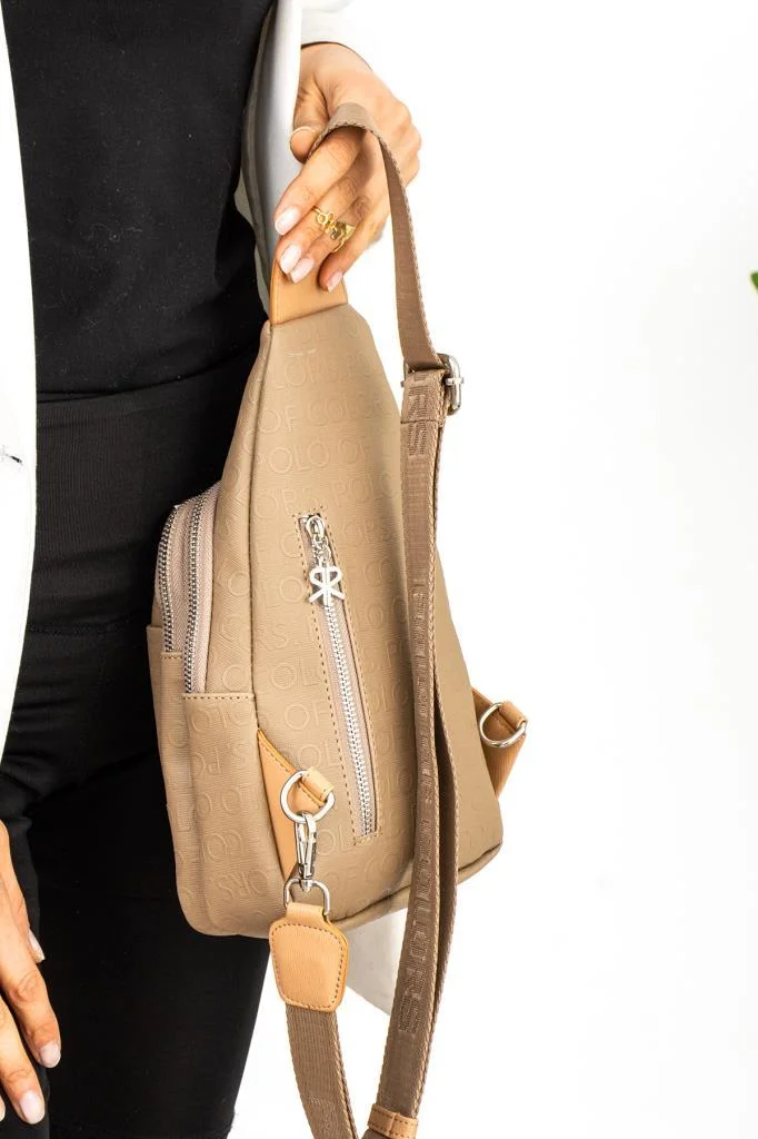 ImPolo Suzi Vizon Kamel Kadın Bel Ve Omuz Çantası 31x18 Ebatında - Görsel 2