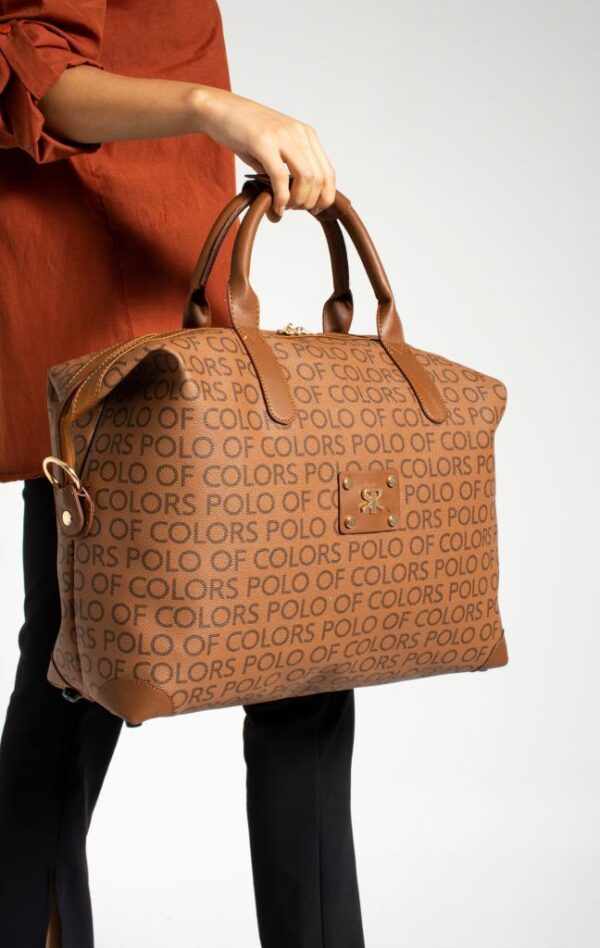 İmpolo BigBag KamelEmpirme Baskı Çok Amaçlı Seyhat Çantası 40x58 Ebatında