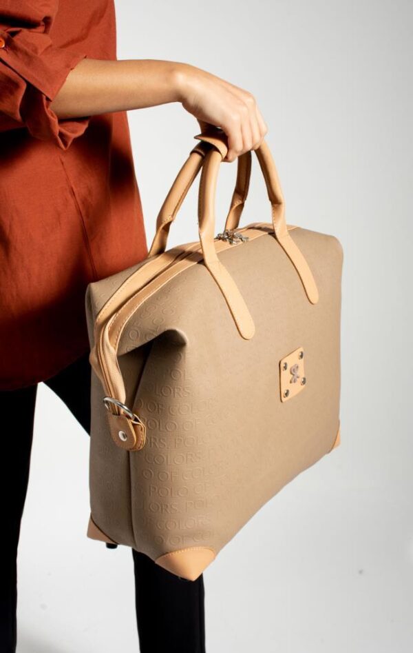 İmpolo BigBag KumGofraj Baskı Çok Amaçlı Seyhat Çantası 40x58 Ebatında